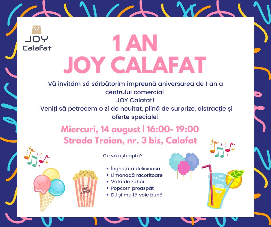 Aniversare - 1 An de JOY Calafat